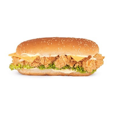 Krispy X Supreme Spicy sandwich