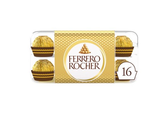 Ferrero Rocher Chocolate Pralines Gift Box of Chocolate 16 Pieces (200g)