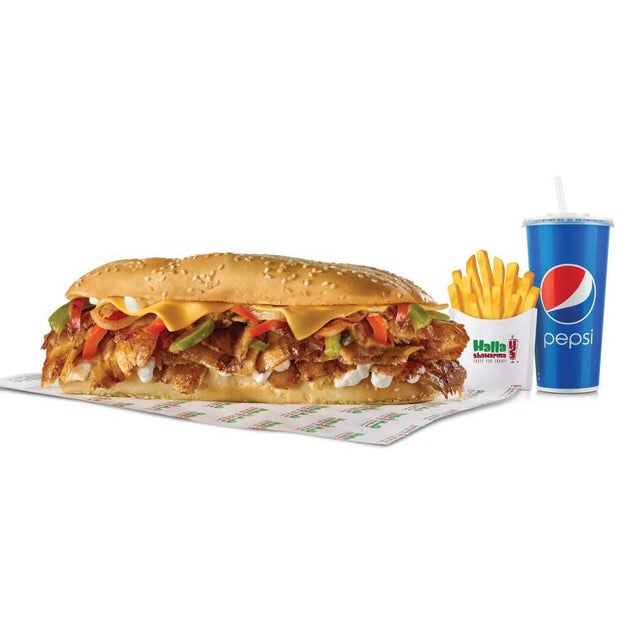 Royal Shawarma Sub - Chicken combo