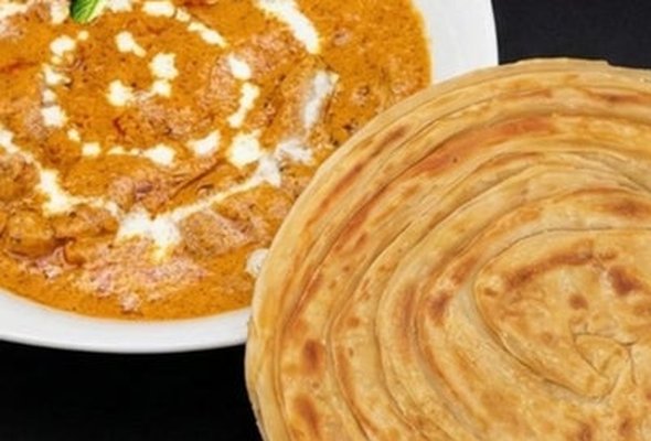 Butter Chicken with 2 Lachha Paranthas