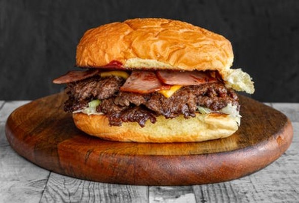 Smokey BBQ Cheeseburger - Double