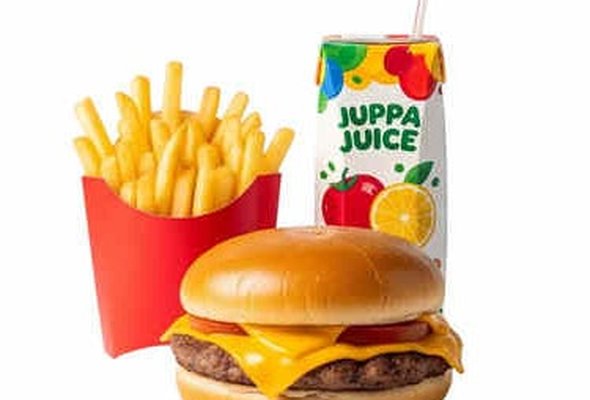 Kids Cheese Burger Meal