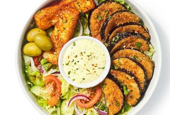 Panko Aubergine Bowl
