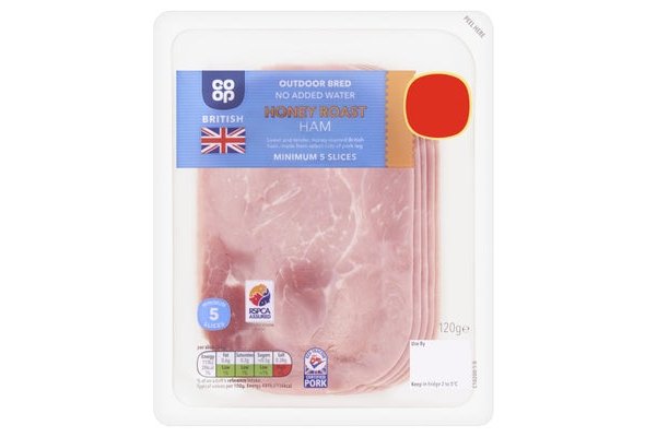 Co-op Outdoor Bred Honey Roast Ham 120g