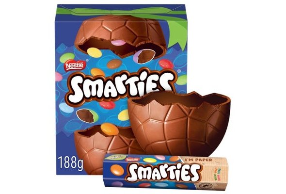 Smarties Milk Chocolate Large Easter Egg 188g