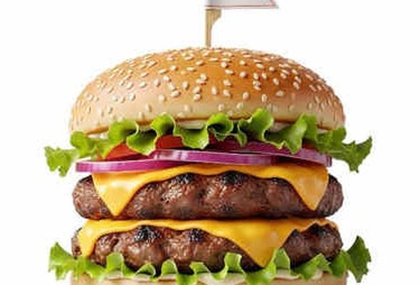 Double Fire Beef Burger