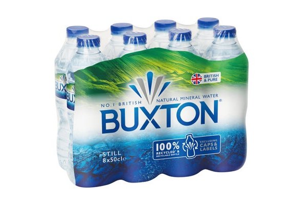 Buxton Still Natural Mineral Water 8 x 50cl