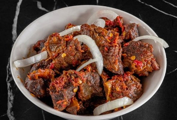 Peppered Goat Meat