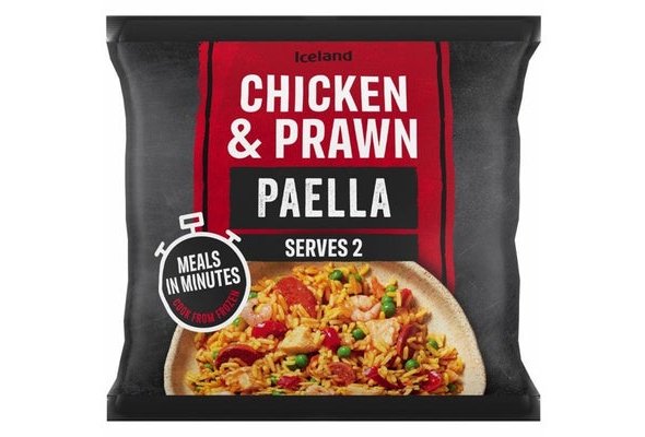 Iceland Chicken and Prawn Paella 750g