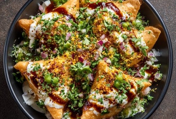 🥔 Samosa Chaat