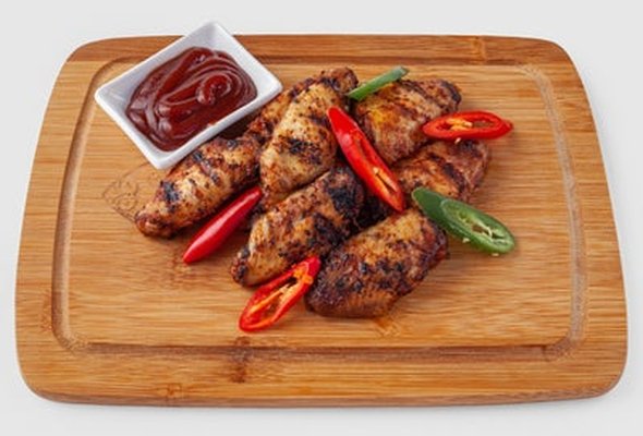 Grilled Hot Wings (x10)