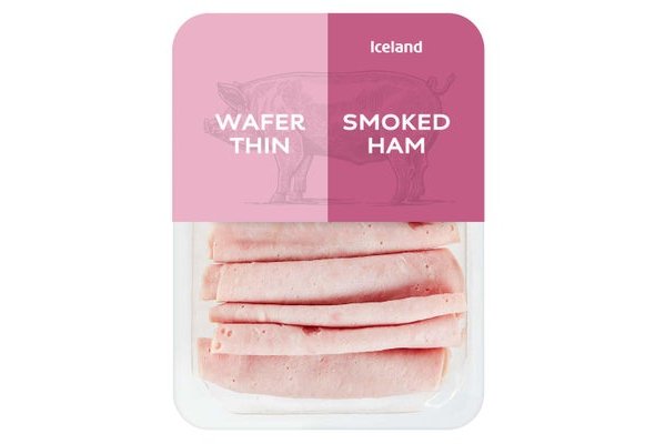 Iceland Wafer Thin Smoked Ham 130g