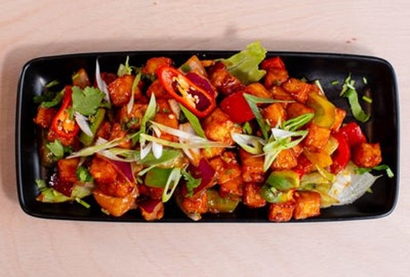 Garlic-Chilli Potatoes