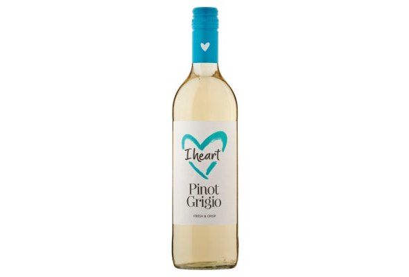 I Heart Pinot Grigio 75cl ABV 10.5%