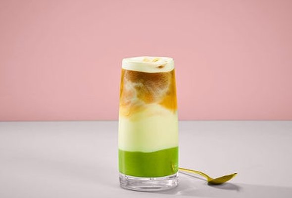 Pistachio Iced Spanish Latte