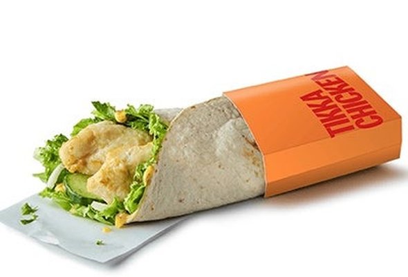 Grilled Tikka Chicken Wrap