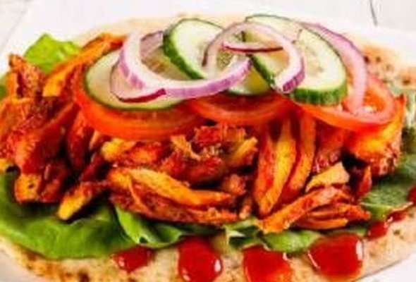 Chicken Kebab In Naan