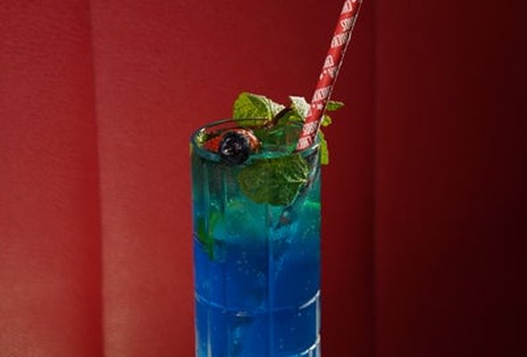 Blue Lagoon Mocktail