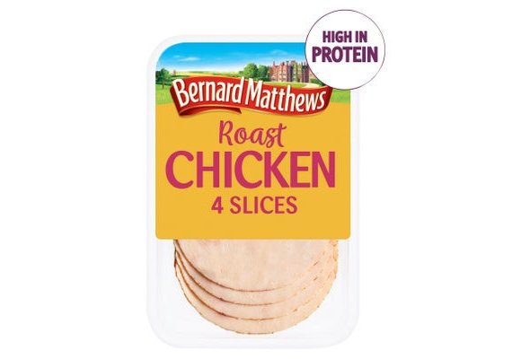 Bernard Matthews 4 Roast Chicken Slices 80g