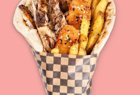 Chicken and Halloumi Wrap