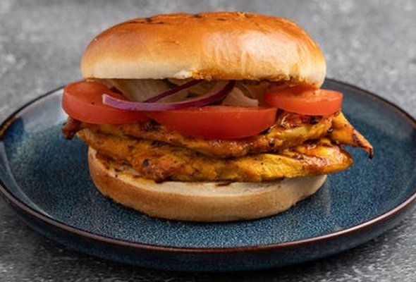 Gourmet Double Chicken Burger