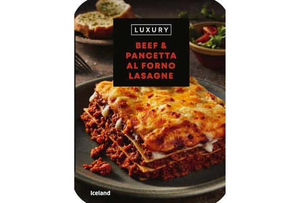 Iceland Beef and Pancetta al Forno Lasagne 450g