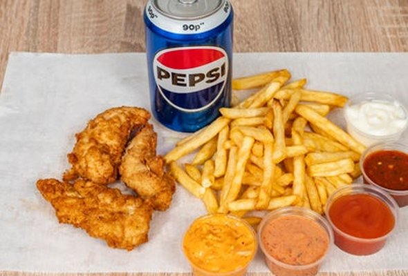 Deal 23 - 3 Pc Chicken Strips Meal
