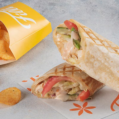 Grilled Chicken and Avocado Wrap