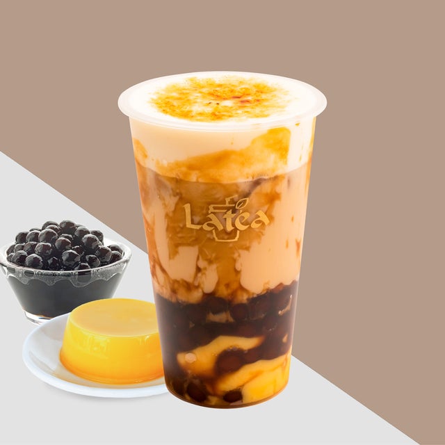 Roasted pearl milk tea 500 Ml