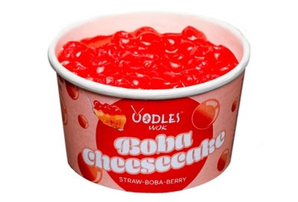 Strawberry Boba Cheesecake