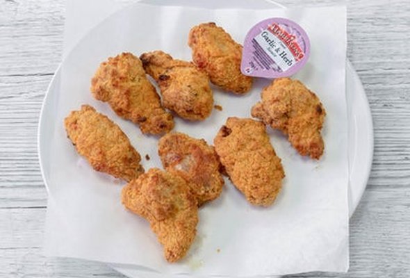 Breaded Chicken Wings (7pcs)