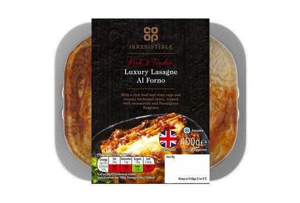Co-op Irresistible Luxury Lasagne Al Forno 400g