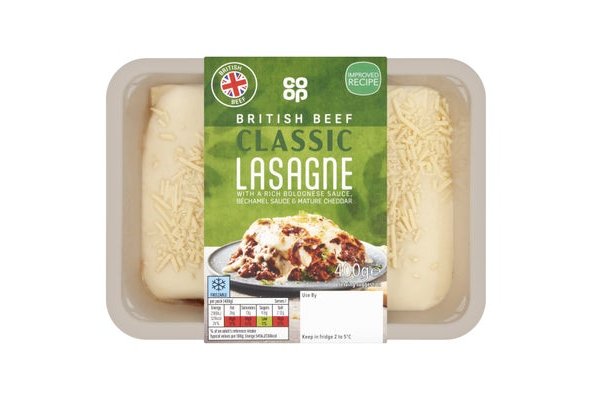 Co-op British Beef Classic Lasagne 400g