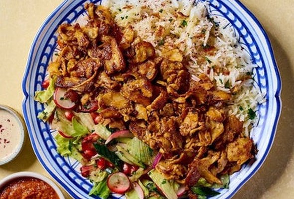 CHICKEN SHAWARMA PLATE