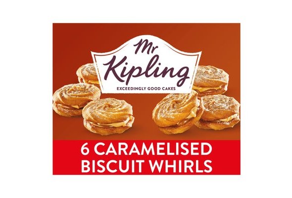 Mr. Kipling 6 Caramelised Biscuit Whirls