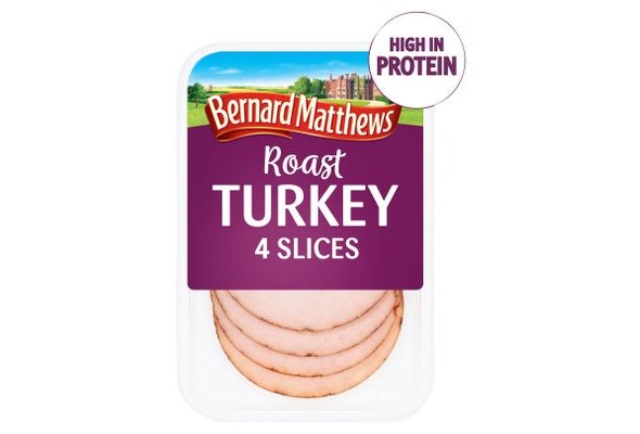 Bernard Matthews 4 Roast Turkey Slices 80g