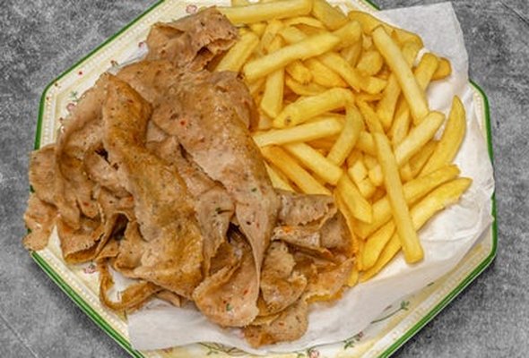 Doner Meat and Fries