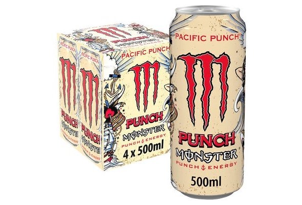 Monster Energy Drink Pacific Punch 4 x 500ml