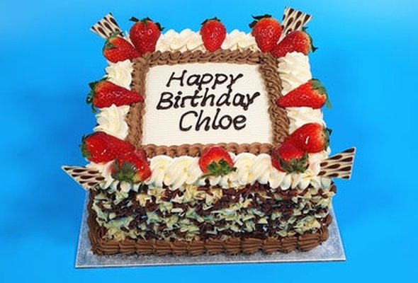 Strawberry Birthday Cake S219