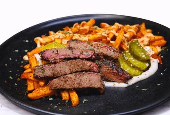 Texas Oak Smoked Brisket Slices & Fries