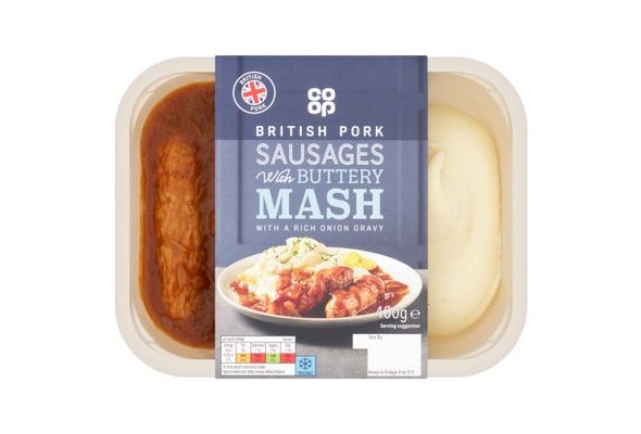 Co-op Sausage & Mash 400g