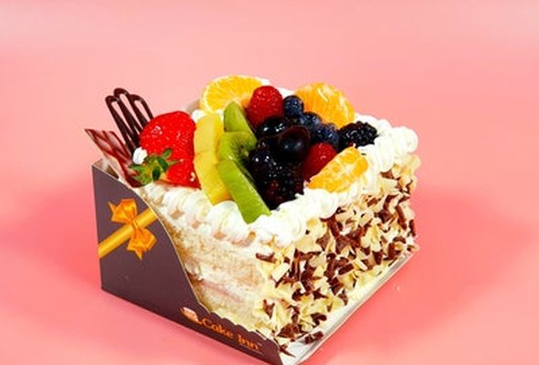 Tutti-Frutti Cake Slice