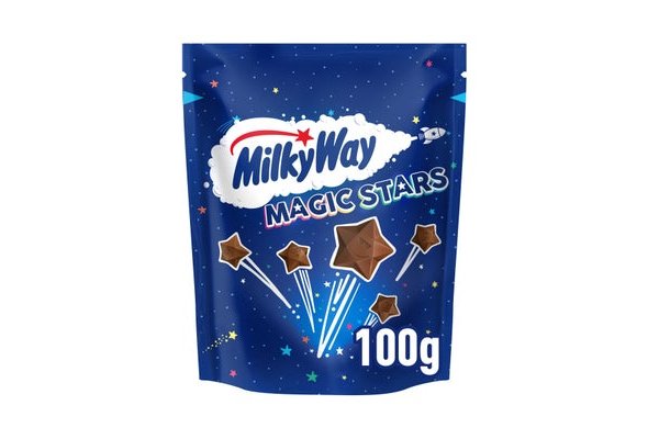 Milky Way Magic Stars Milk Chocolate Bites Pouch Bag 100g