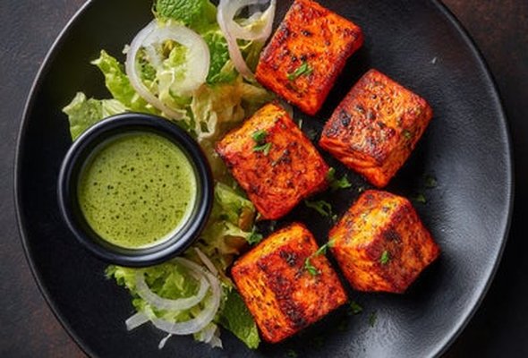 🧂 Salmon Tikka