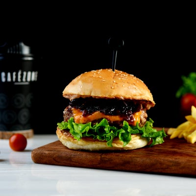 Cranberry Beef Burgeer