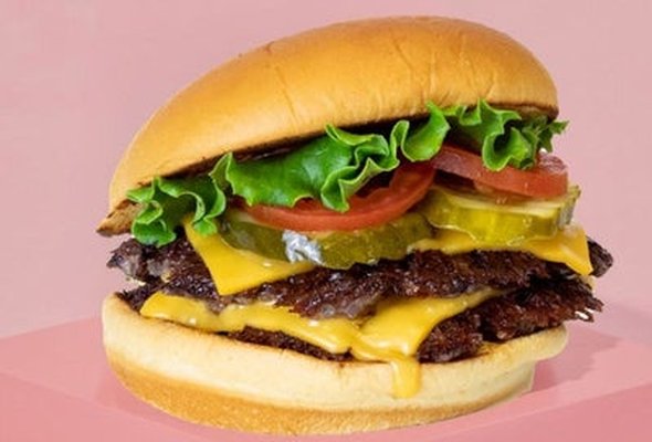 The Brunette – Loaded Double Cheeseburger