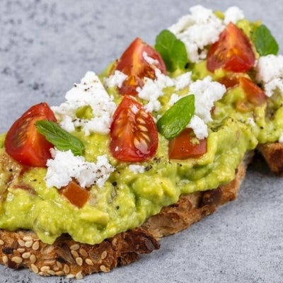Guacamole Garden Toast