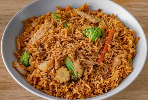Soya Chicken Stir Fried Rice