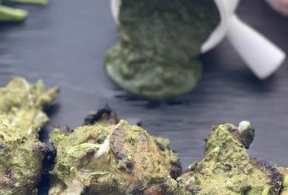 Chicken Hariyali Tikka