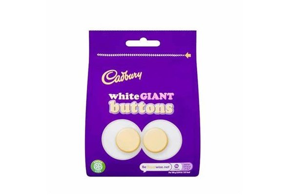 Cadbury White Giant Buttons 100g